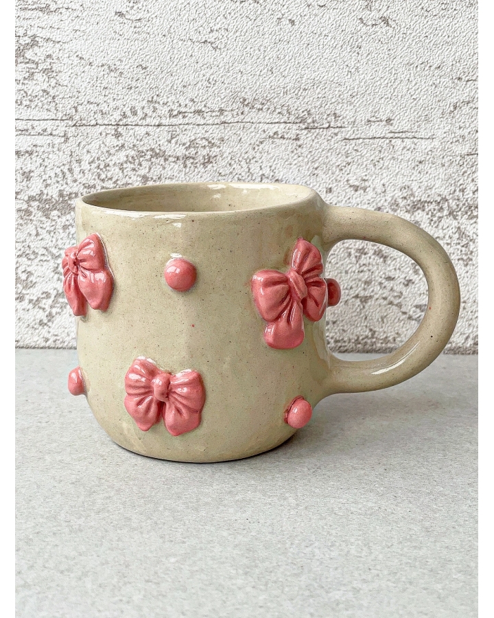 Kubek ceramiczny KOKARDKI 230 ml